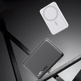Lenyes PW139D PD 20W Ultra İnce Hızlı Şarj Özellikli Wireless Powerbank 15W 10000mAh