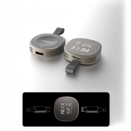 Lenyes PW316 Akıllı Saat Mini Wireless Magnetik Şarj Aleti 2.5W