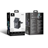 Lenyes PW320 Qi2 Şarj Teknolojili Alarmlı Bluetooth Speaker Özellikli Telefon&Akıllı Saat&Kulaklık 15W 6in1 Kablosuz Şarj Standı