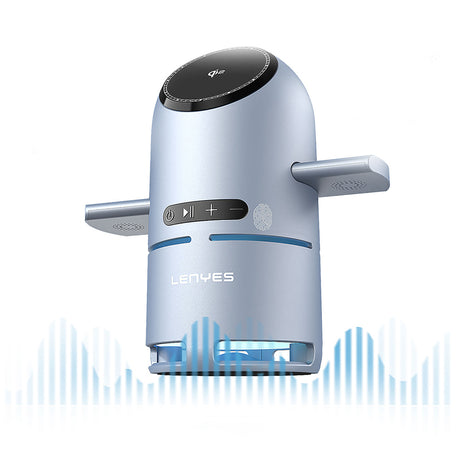 Lenyes PW321 Qi2 Şarj Teknolojili Bluetooth Speaker Hoparlör Özellikli Telefon&Akıllı Saat&Kulaklık 15W 4in1 Kablosuz Şarj Standı