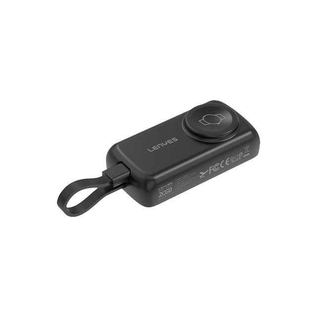 Lenyes PX0001D Akıllı Saat Kablosuz Şarj Özellikli Taşınabilir Type-C Kablolu Powerbank 2000mAh 2W