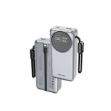 Lenyes PX2004D Dijital LED Ekranlı Lightning Kablolu Powerbank 22.5W 20.000mAh