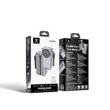 Lenyes PX3004D Dijital LED Ekranlı Lightning Kablolu Powerbank 22.5W 30.000mAh