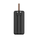 Lenyes PX587D Dijital LED Ekranlı Type-C ve Lightning Kablolu Powerbank 22.5W 50.000mAh
