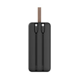 Lenyes PXD487D Dijital LED Göstergeli Type-C ve Lightning Kablolu Askılı Powerbank 22.5W 40.000mAh