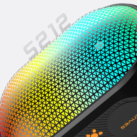 Lenyes S212 Su Geçirmez RGB Işıklı Askılı Taşınabilir Kablosuz Bluetooth Hoparlör v5.3