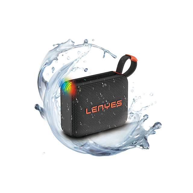 Lenyes S216 Su Geçirmez Özellikli RGB Işıklı Askılı Mini Bluetooth Speaker Hoparlör v5.3
