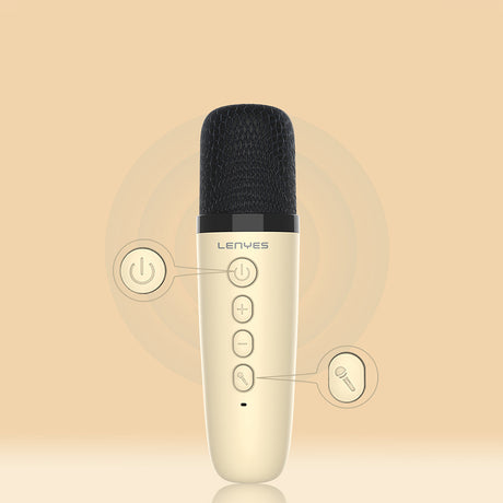 Lenyes S227 RGB Işıklı Askılı Mikrofonlu Bluetooth Speaker Hoparlör v5.3