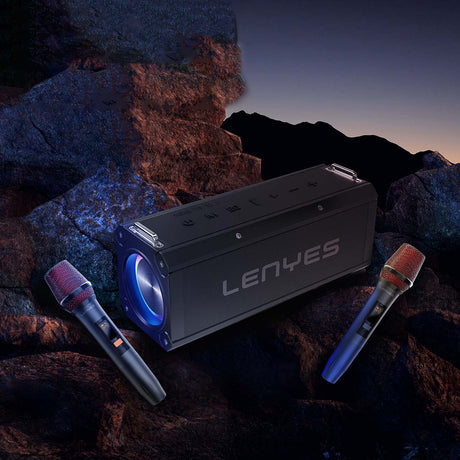 Lenyes S828 RGB Led Işıklı TWS Bluetooth Speaker Hoparlör v5.0