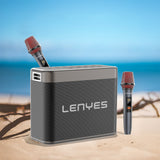 Lenyes S832 TWS Bluetooth Speaker Hoparlör ve Karaoke Bluetooth Mikrofon v5.0
