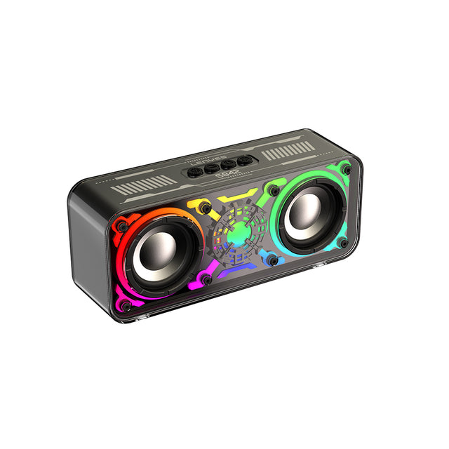 Lenyes S842 RGB Led Işıklı TWS Bluetooth Hoparlör v5.3 18W