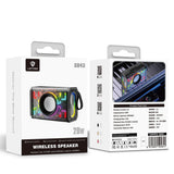 Lenyes S843 RGB Led Işıklı Taşınabilir TWS Bluetooth Hoparlör v5.3 20W