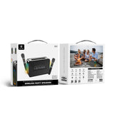 Lenyes S859 RGB Işıklı Çift Mikrofonlu TWS Bluetooth Speaker Hoparlör v5.3