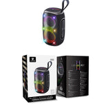 Lenyes S865 Luminous Serisi Su Geçirmez Çoklu Giriş RGB Işıklı TWS Bluetooth Hoparlör v5.3 40W