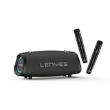 Lenyes S872 RGB Işıklı Taşınabilir Çift Mikrofonlu TWS Bluetooth Speaker Hoparlör v5.3