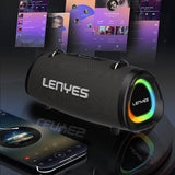 Lenyes S872 RGB Işıklı Taşınabilir Çift Mikrofonlu TWS Bluetooth Speaker Hoparlör v5.3
