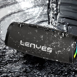 Lenyes S872 RGB Işıklı Taşınabilir Çift Mikrofonlu TWS Bluetooth Speaker Hoparlör v5.3