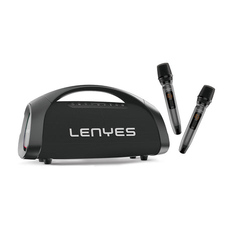 Lenyes S873 RGB Işıklı Taşınabilir Kumandalı&Mikrofonlu TWS Bluetooth Speaker Hoparlör v5.3