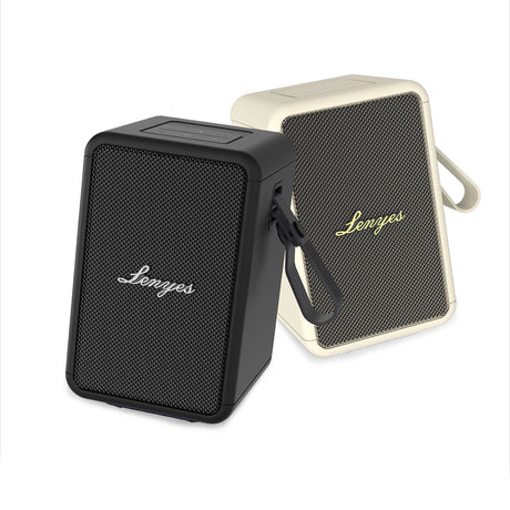 Lenyes S874 Su Geçirmez Özellikli RGB Işıklı Askılı Taşınabilir TWS Bluetooth Hoparlör v5.3