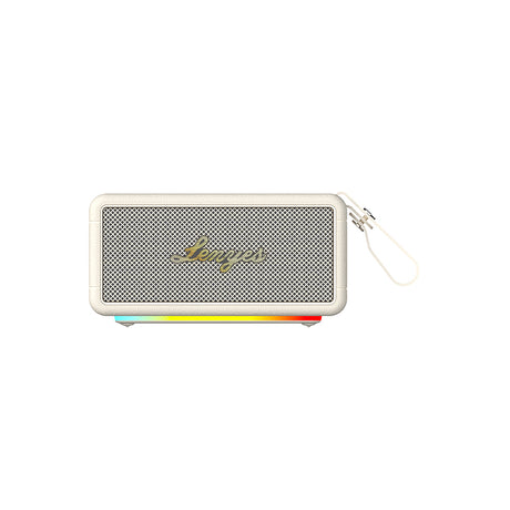 Lenyes S875 Elegance Serisi RGB Işıklı Taşınabilir Su Geçirmez TWS Bluetooth Hoparlör v5.3 40W