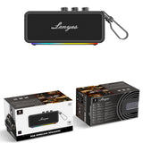 Lenyes S876 Supreme Serisi RGB Işıklı Taşınabilir Su Geçirmez TWS Bluetooth Hoparlör v5.3 45W