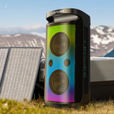Lenyes S882 Su Geçirmez Mikrofonlu Çoklu Giriş RGB Işıklı TWS Karaoke FM Bluetooth Hoparlör v5.3 200W