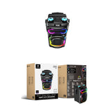 Lenyes S886 RGB Işıklı Çift Mikrofonlu Kablosuz TWS Bluetooth Speaker Hoparlör v5.3