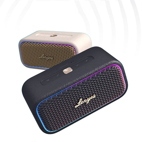 Lenyes S891 RGB Işıklı Taşınabilir Su Geçirmez OTG-TWS Bluetooth Hoparlör v5.3 80W