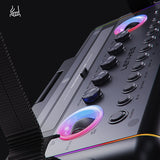 Lenyes S892 RGB Işıklı Mikrofonlu Dokunmatik Ekranlı Taşınabilir TWS Bluetooth Speaker Hoparlör v5.3 300W