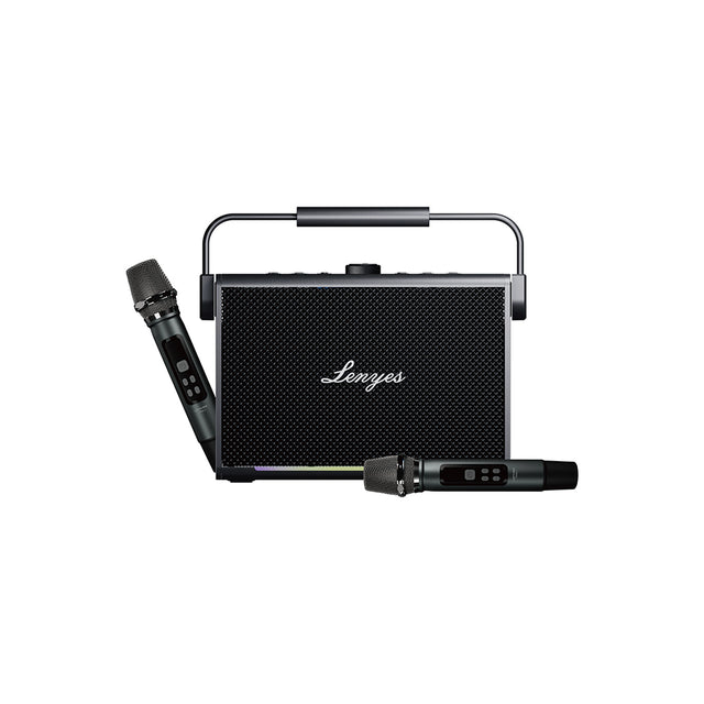 Lenyes Titan 2 Serisi RGB Işıklı Çİft Mikrofonlu Taşınabilir TWS Bluetooth Speaker Hoparlör v5.3 5000mAh