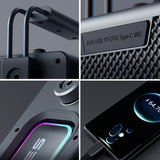 Lenyes Titan 2 Serisi RGB Işıklı Çİft Mikrofonlu Taşınabilir TWS Bluetooth Speaker Hoparlör v5.3 5000mAh