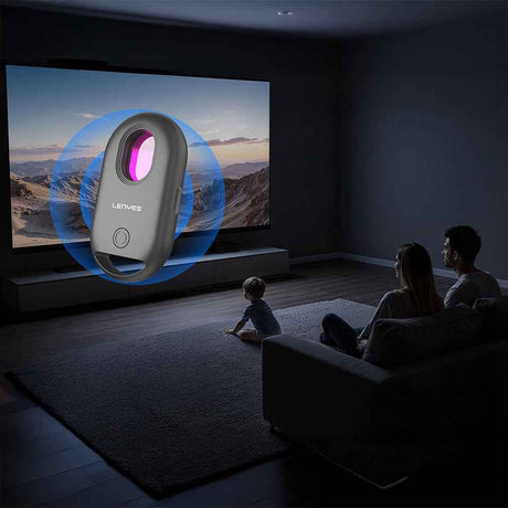 Lenyes TX20 Find My Destekli Anti-Loss Konum Takipli Gizli Kamera Dedektörü ve Alarm Cihazı