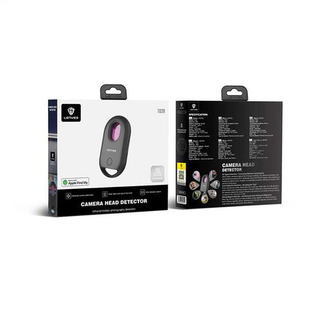 Lenyes TX20 Find My Destekli Anti-Loss Konum Takipli Gizli Kamera Dedektörü ve Alarm Cihazı