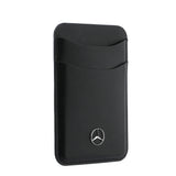 Mercedes Benz Orjinal Lisanslı Yeni Nesil 2 Hazneli Metal Logolu Deri Magnetik Kartlık