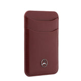 Mercedes Benz Orjinal Lisanslı Yeni Nesil 2 Hazneli Metal Logolu Deri Magnetik Kartlık