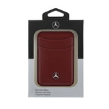 Mercedes Benz Orjinal Lisanslı Yeni Nesil 2 Hazneli Metal Logolu Deri Magnetik Kartlık