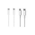 Micflip A01 2’li Type-C to Type-C PD & Type-C to Lightning MFI Sertifikalı Data ve Şarj Kablosu 1.2M