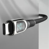 Micflip A08 Type-C to Type-C Dijital LED Göstergeli Data ve Şarj Kablosu 140W 1M