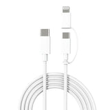 Micflip A22 2in1 PD Type-C to Type-C + Lightning MFI Sertifikalı Data ve Şarj Kablosu 240W 1M