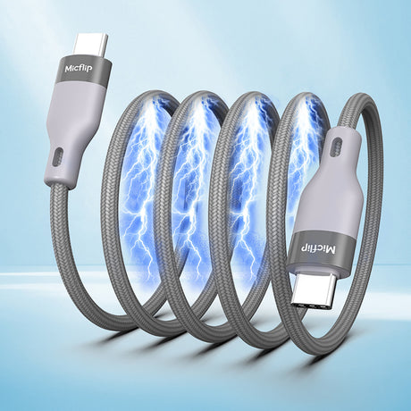Micflip A25 Type-C to Type-C PD Hızlı Şarj Özellikli Data ve Şarj Kablosu 240W 2M