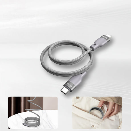 Micflip A25 Type-C to Type-C PD Hızlı Şarj Özellikli Data ve Şarj Kablosu 240W 2M