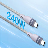 Micflip A25 Type-C to Type-C PD Hızlı Şarj Özellikli Data ve Şarj Kablosu 240W 2M