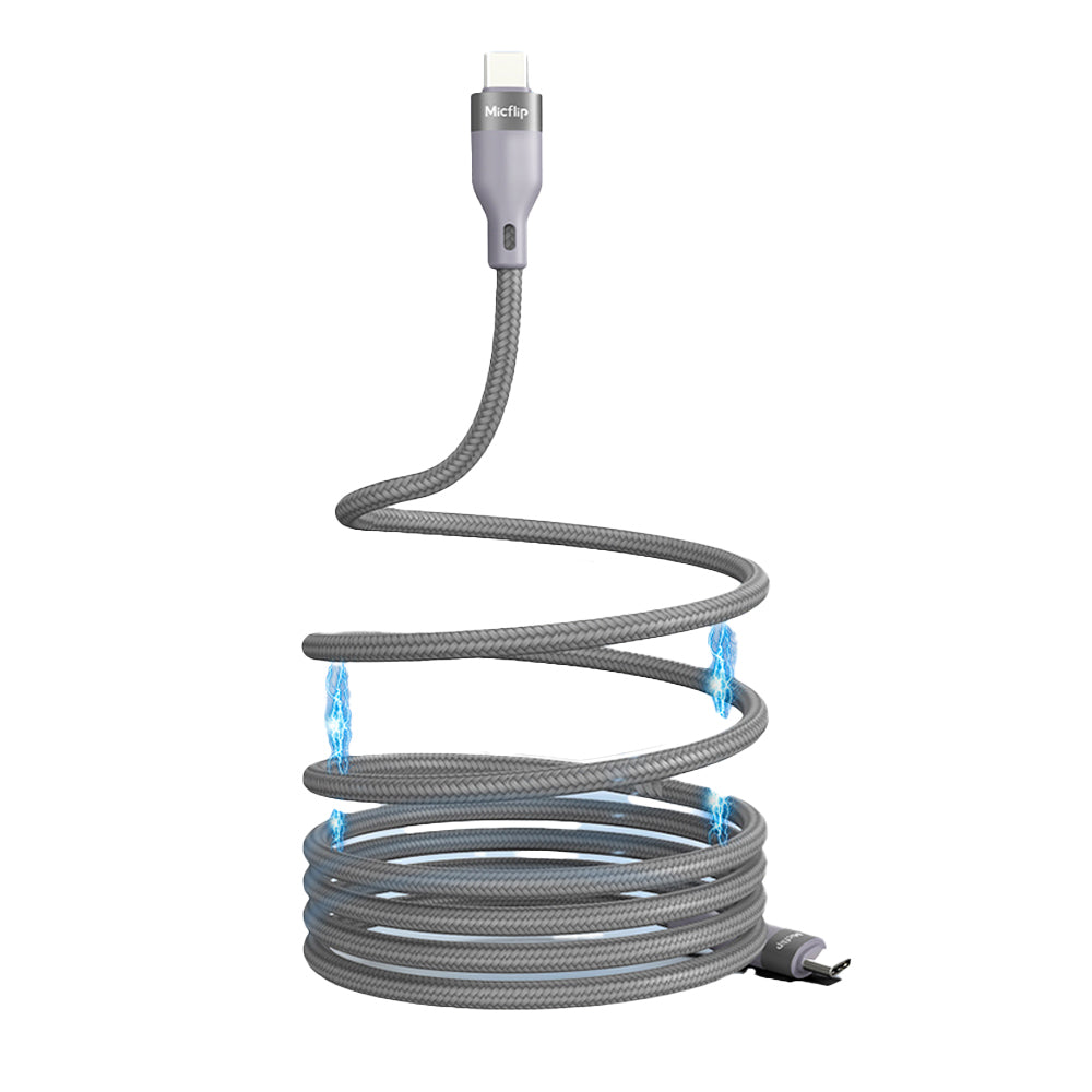 Micflip A25 Type-C to Type-C PD Hızlı Şarj Özellikli Data ve Şarj Kablosu 240W 2M