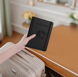 Micflip K02 iOS Cihazlar İçin FindMy Özellikli Pasaport Kart ve Sim Bölmeli Mikrofiber Kablosuz ve Pin Şarj Özellikli Deri Cüzdan