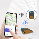 Micflip P065 Ultra İnce Tasarım iOS Cihazlara Özel Kablosuz ve Pin Şarj Özellikli FindMy Destekli Magnetik Standlı Kartlık