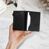 Micflip P15 Three Fold Akıllı Takip Özellikli Hakiki Deri Kartlık
