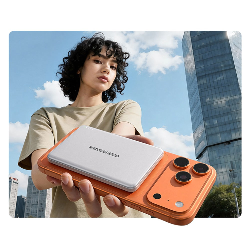 Movespeed MSP07 Ultra İnce Wireless M-safe Powerbank 18W 5000mAh