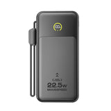 Movespeed MSP19 Dijital LED Göstergeli Type-C Kablolu Powerbank 22.5W 10.000mAh