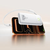 Movespeed MSP19 Dijital LED Göstergeli Type-C Kablolu Powerbank 22.5W 10.000mAh