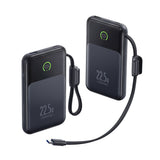 Movespeed MSP19 Pro Dijital LED Göstergeli Type-C Kablolu Powerbank 22.5W 10.000mAh